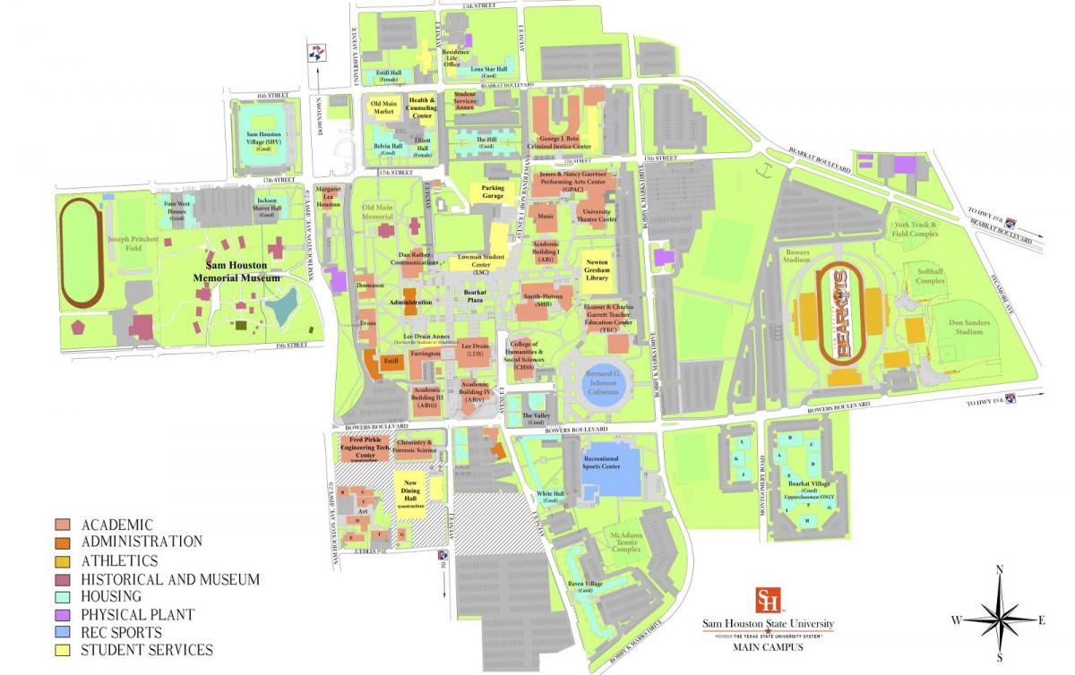 university of Houston газрын зураг