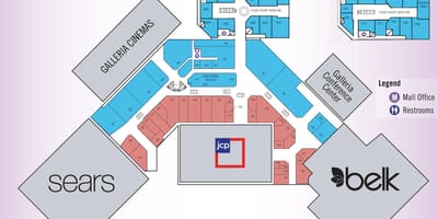 Galleria цогцолбор Хьюстон газрын зураг