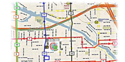 Хьюстон автобусны маршрут, газрын зураг